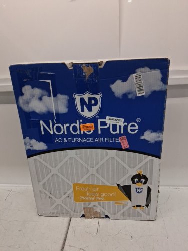 Nordic Pure MERV 13 Pleated AC Furnace Air Filter - 16" x 24" x 1" - white image 2