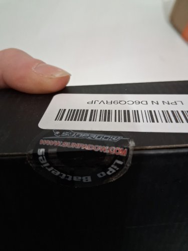 sunpadow high quality  S-ERC RTR FPV Batteries - 5100mAh - 11.1V - 20C -red/black- (model: XEC0004) image 4