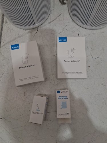 2PK AIRTOK 4-IN-1 AIR PURIFIER with Fragrance Sponges AND NIGHT LIGHT - 376.SQFT- white - (MODEL: AP0601) image 4