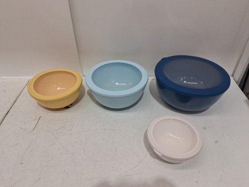 10PC PANDEX MELAMINE BRPA-FREE MIXING BOWL SET WITH LIDS - ASSORTED COLORS (model: 1901780) image 3