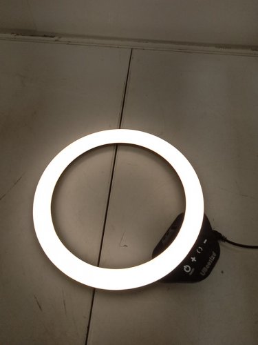 UBeesize Selfie Ring led Light with Stand and Phone holder for Video Recording ＆ Live streaming - 10" ring ' 62" stand - BLACK image 4
