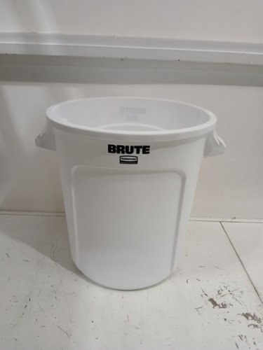 Rubbermaid Commercial Products Brute Garbage Can - 10GAL- white - (Model: FG261000WHT) image 2