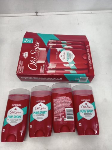 4PK OLD SPICE PURE SPORT HIGH ENDURANCE MENS DEODORANT - 85G EACH image 2
