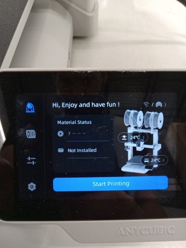 ANYCUBIC KOBRA X 3D PRINTER - 600MM/S HIGH-SPEED FDM PRINTER WITH 4-COLOR PRINTING, 49-POINT AUTO-LEVELING, SMART AI DETECTION - LIGHT GREY - 260 X 260 X 260 MM - (MODEL:KOBRA X) image 5
