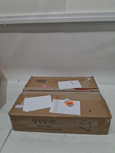 VIVO Over Couch Swivel Table - Portable Workstation with Height Adjustable Swing Arm - Black (model: DESK-ST01C) image 2