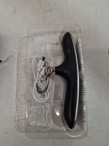 one-touch digital luggage scale - 110lbs capacity - white/stainless steel image 4