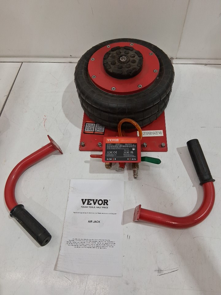 VEVOR triple bag Air Jack with six steel pipes -3 Ton/6600 lbs - red (model:HR-3B) image 3