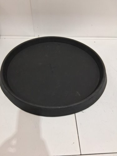 Round Planter Tray /saucer - 22.5" - black image 2