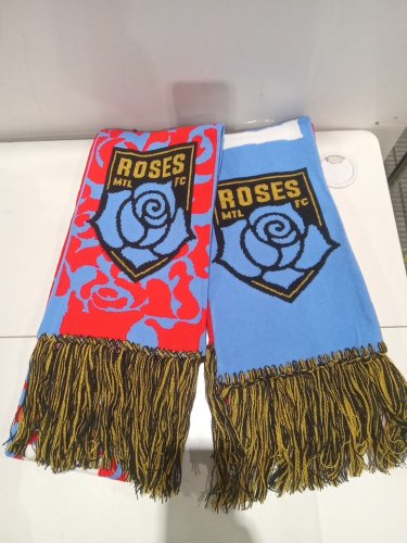 2 Montreal Roses Football Club Scarf - OSFM - Red / Blue (Model: CA 68116) image 2