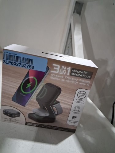 3-IN-1 MERKURY WIRELESS CHARGING STATION - BLACK - (MODEL: MIC-QIS06-101) image 2