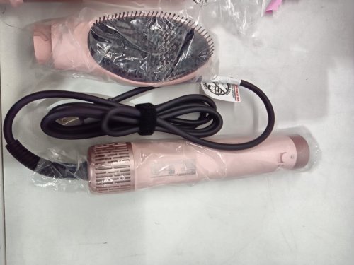 mescomb 5-in-1 Hair Styler/Dryer Brush WITH High-Speed Hot Air AND TRAVEL CASE - 1400W - LIGHT PINK (MODEL: hl-3030c) image 8