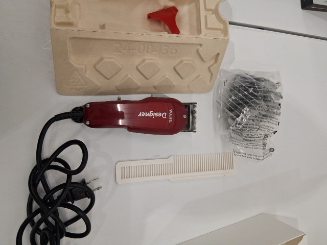 7PC WAHL ALL STAR PROFESSIONAL CLIPPER/TRIMMER  - RED (MODEL: 785340) image 3