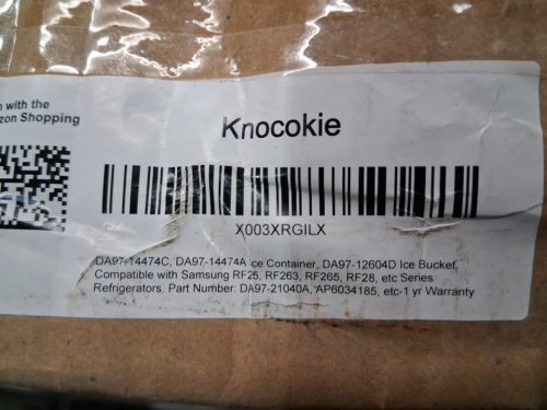 Knocokie Ice Container - FOR SAMSUNG RF25-rf28 - white (model: DA97-14474C/a) image 7