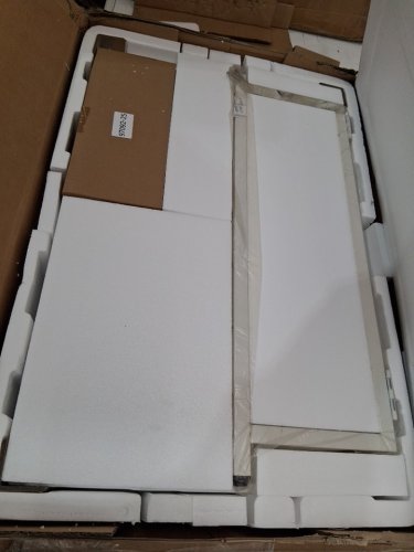 Small Side Table with Two Drawers and Cabinet Storage - white image 7