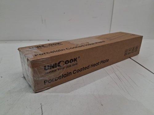 4PK UNICOOK RENEW YOUR GAS GRILL PORCELAIN COATED HEAT PLATE, 14 x 3 x 2", BLACK. image 3