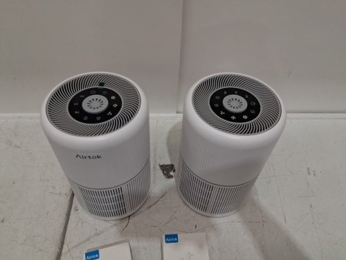 2PK AIRTOK 4-IN-1 AIR PURIFIER with Fragrance Sponges AND NIGHT LIGHT - 376.SQFT- white - (MODEL: AP0601) image 5