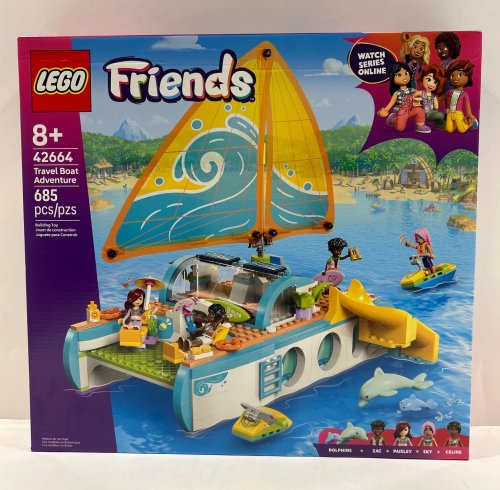 685pc Lego - friends - travel boat adventure (42664) image 4