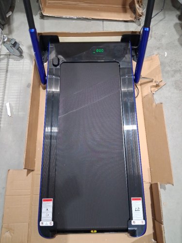 Costway Folding portable Treadmill - 7.5MPH - 2.2HP - Blue (Model: SP37513NY) image 3