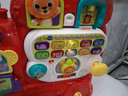 VTECH 4-IN-1 SIT TO STAND LEARNING LETTERS TRAIN WITH TOY BLOCKS & 15+ ACTIVITIES (MODEL: 80-547800) image 3