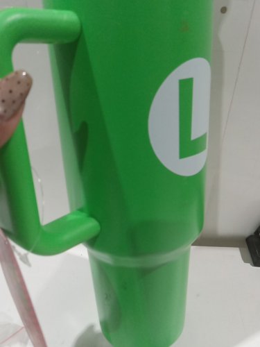 Nintendo Super Mario Luigi Metal Tumbler with Straw - 40oz - Green image 3