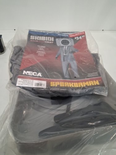 3PC KIDS NECA SKIBIDI TOILET SPEAKERMAN COSTUME - SMALL 4/6 - GREY (MODEL: 1002184) image 2
