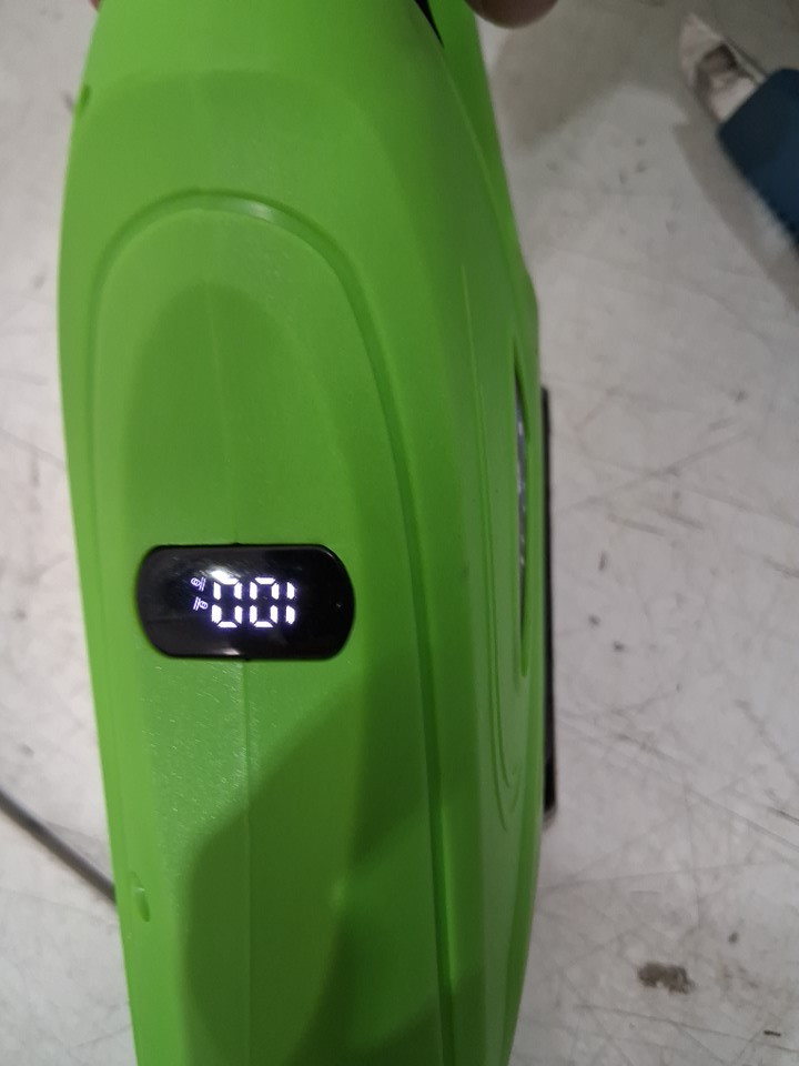 CORDLESS grass strimmer battery powered - 21v - green/black (model: jy-lm2401) image 3