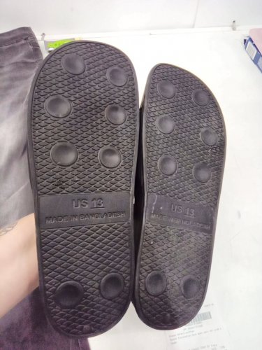 mens bass pro shops slides - size 13- black image 3