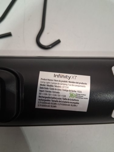 INFINITY X1 TELESCOPIC CAMP LIGHT - 200 LUMENS - BLACK (MODEL: 1872247) image 4