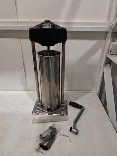 Cabela's Pro Series Sausage Stuffer - 12lbs max - silver image 3