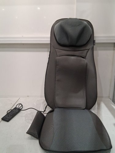 snailax shiatsu neck, shoulders & full back kneading shiatsu/rolling massager with heat - grey (model: sl-233) image 4