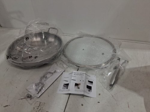 DELARLO Tri-Ply Pan with Lid 12"- stainless steel image 3
