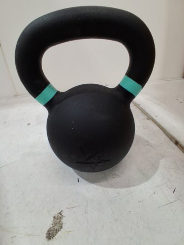 YES4ALL POWDER COATED IRON CAST WEIGHTLIFTING KETTLEBELL - 44LBS - black (model: xut6) image 3