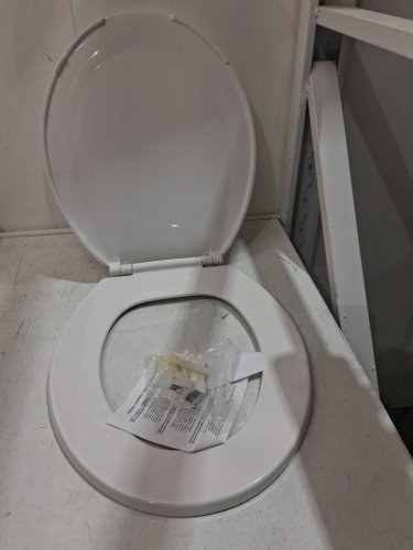 Centoco Round Toilet Seat - 16.5" - White (model: DS1200-001) image 3