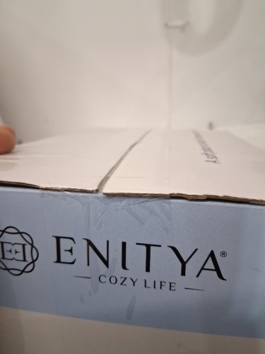 Enitya Reading Pillow for Bed with Firm Back Support and Big Pockets - 19” - GREY image 3