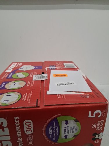 56PK HUGGIES LITTLE MOVERS huggfit Baby Diapers with 360° Waistband - SIZE 5 (over 27LB) (model: 5661700) image 4