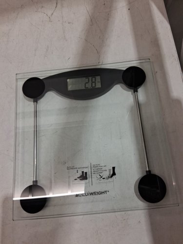 ACCUWEIGHT MECHANICAL BATHROOM SCALE - 286 LBS (130 KG) CAPACITY - BLACK (MODEL: BS200B) image 3