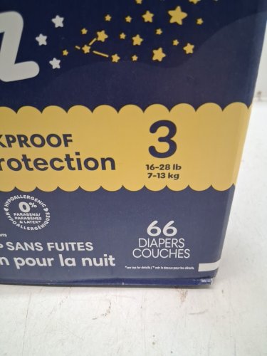 72PK Pampers ZZZ Nighttime Overnight disposable Diapers - Size 3 (16-28LBS) image 3
