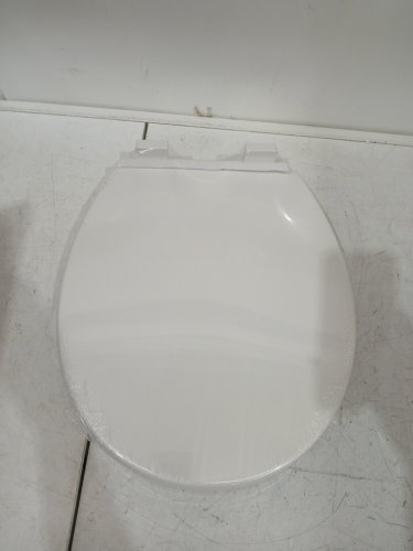 garvee Round Toilet Seat with Slow Soft Close - 17" - white - (model: pho_161czrq9) image 3