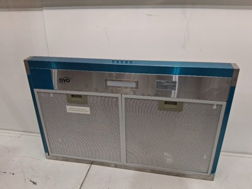 ovo under cabinet rang hood vent with 3 speed exhaust fan & push button - 30" - 4000k cool lights - stainless steel (model: ov-1006r) image 3