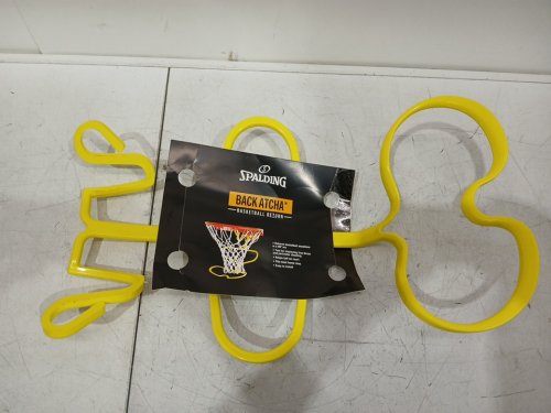 SPALDING BACK ATCHA BASKETBALL HOOP REBOUND RETURN SYSTEM - YELLOW- (MODEL:8352SP) image 2
