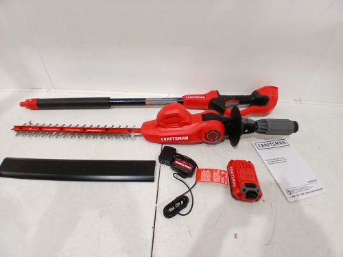 CRAFTSMAN 20V MAX Pole Cordless Hedge Trimmer - 18" - red (model: CMCPHT818D1) image 3