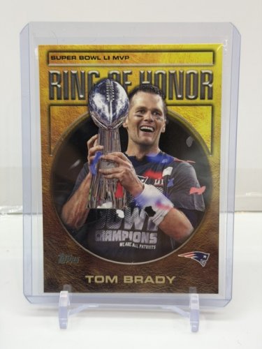 TOM BRADY - 2026 TOPPS RING OF HONOR SUPER BOWL LI MVP CARD image 3