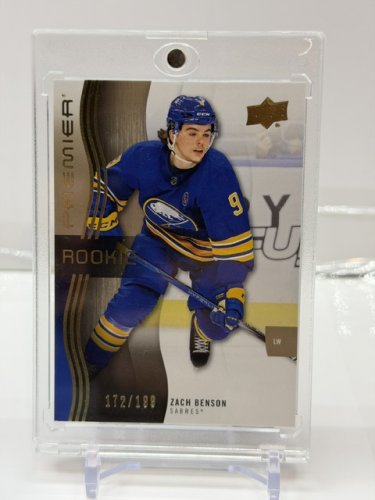 UPPER DECK 2023-24 PREMIER ROOKIE ZACH BENSON LIMITED EDITION #172/199 CARD (#148) image 4