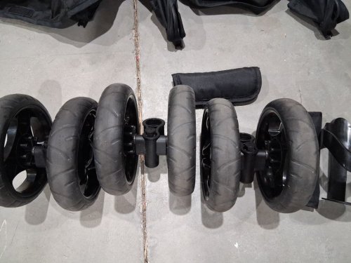 INGENUITY 3DLITE DOUBLE UMBRELLA STROLLER-EACH SEAT UP TO 50 POUNDS-BLACK-(MODEL:31923) image 5