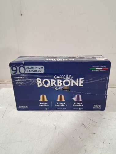 90pk Caffé Borbone Nespresso Compatible Coffee Capsule Pods Variety Box - Lungo Sublime / Crema Superiore / Crema Classica image 2