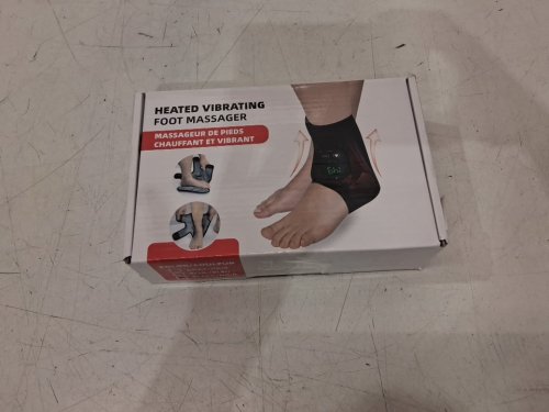 BAISEMAIN HEATED VIBRATING FOOT MASSAGER BRACE - BLACK - (MODEL: 10240102) image 2