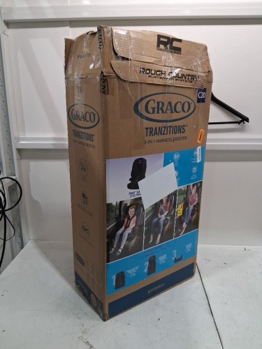 GRACO C20 TRANZITIONS 3-IN-1 HARNESS BOOSTER CAR SEAT - 100LBS MAX/CAP - BLACK (MODEL: 2035724) image 2