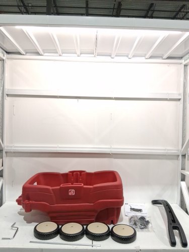 Step2 Neighborhood Wagon, Kids Ride On Includes Seat Belts- 39"x 20"- red (model:890999) image 3