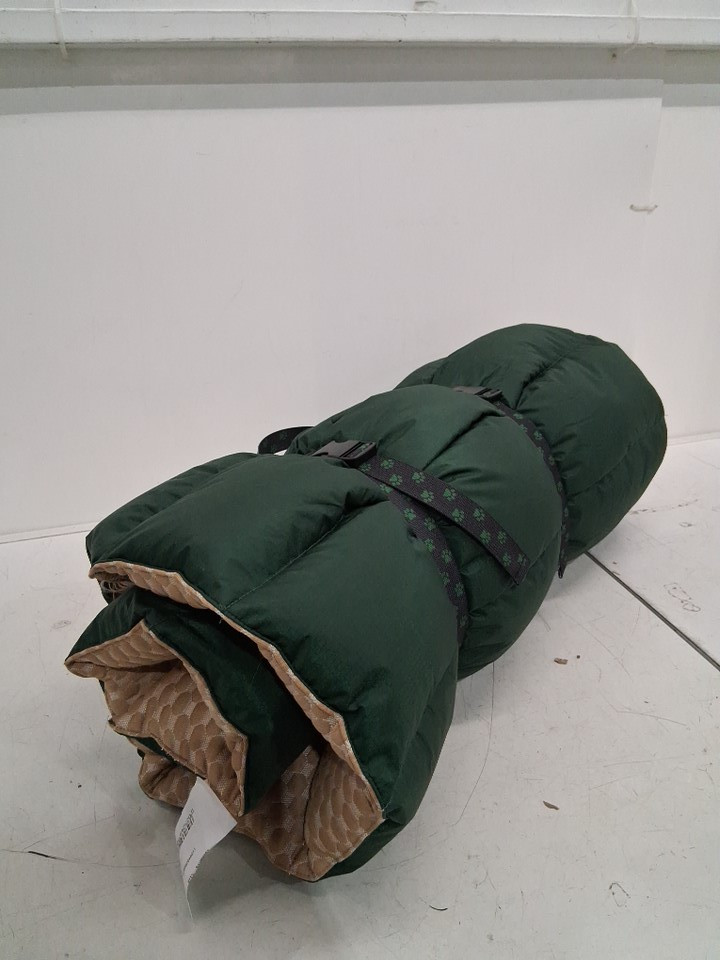 BRENT WOOF REVERSIBLE TRAVEL COOLING PET MAT - 26" X 43" - green/khaki (MODEL: 1935076) image 2