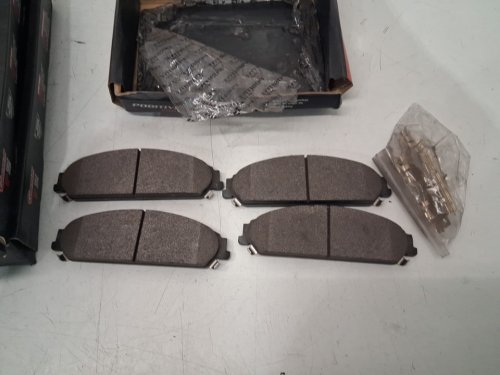 6PC GENIUS POSITIVE PLUS FRONT Coated Disc Brake Rotors and Semi-Metallic Disc Brake Pads kit for various vehicle models (model:gcr-980307/ppf-d1058) image 9